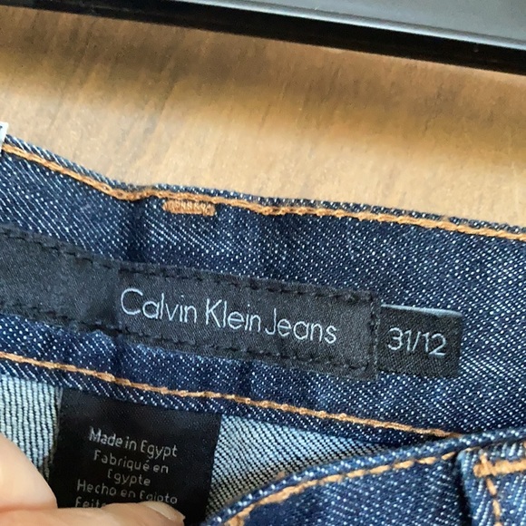 Calvin Klein flare jean sits at waist regular fit flare leg size 31 12 - Picture 8 of 17